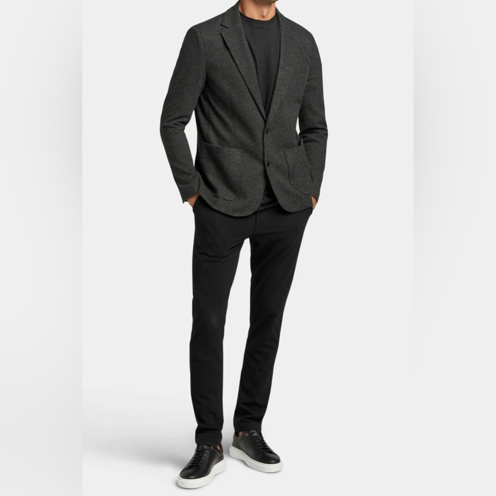 Good Man Brand Frost Grey Knit Blazer